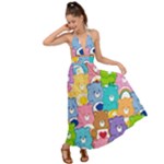 Care Bears, Adorable, Art Backless Maxi Beach Dress