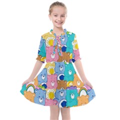 Kids  All Frills Chiffon Dress 