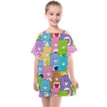 Care Bears, Adorable, Art Kids  One Piece Chiffon Dress