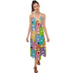 Care Bears, Adorable, Art Halter Tie Back Dress 