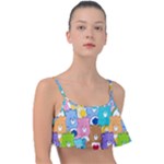 Care Bears, Adorable, Art Frill Bikini Top