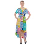 Care Bears, Adorable, Art Front Wrap High Low Dress