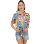 Care Bears, Adorable, Art Tie Front Shirt 