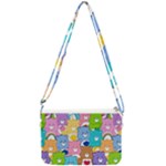 Care Bears, Adorable, Art Double Gusset Crossbody Bag