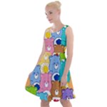 Care Bears, Adorable, Art Knee Length Skater Dress