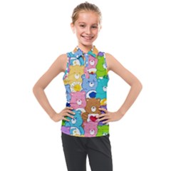 Kids  Sleeveless Polo T-Shirt 