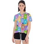 Care Bears, Adorable, Art Open Back Sport T-Shirt