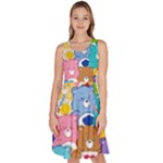 Care Bears, Adorable, Art Knee Length Skater Dress With Pockets