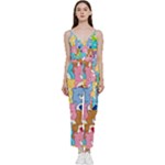 Care Bears, Adorable, Art V-Neck Camisole Jumpsuit