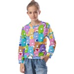 Care Bears, Adorable, Art Kids  Long Sleeve T-Shirt with Frill 