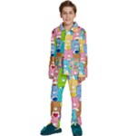 Care Bears, Adorable, Art Kids  Long Sleeve Velvet Pajamas Set