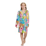 Care Bears, Adorable, Art Kids  Long Sleeve Velvet Lounge Robe