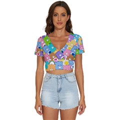 V-Neck Crop Top 