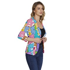 Women s One-Button 3/4 Sleeve Short Jacket 