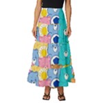 Care Bears, Adorable, Art Tiered Ruffle Maxi Skirt