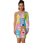 Care Bears, Adorable, Art Long Sleeve One Shoulder Mini Dress