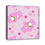 Cheer Bear Pink, Care, Care Bears, Cartoon Mini Canvas 6  x 6  (Stretched)