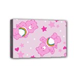 Cheer Bear Pink, Care, Care Bears, Cartoon Mini Canvas 6  x 4  (Stretched)