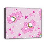 Cheer Bear Pink, Care, Care Bears, Cartoon Canvas 10  x 8  (Stretched)