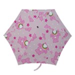 Cheer Bear Pink, Care, Care Bears, Cartoon Mini Folding Umbrellas