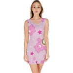 Cheer Bear Pink, Care, Care Bears, Cartoon Bodycon Dress