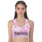 Cheer Bear Pink, Care, Care Bears, Cartoon Fitness Sports Bra