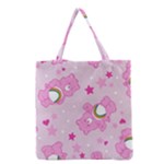 Cheer Bear Pink, Care, Care Bears, Cartoon Grocery Tote Bag