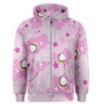 Cheer Bear Pink, Care, Care Bears, Cartoon Men s Zipper Hoodie