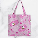 Cheer Bear Pink, Care, Care Bears, Cartoon Zipper Grocery Tote Bag