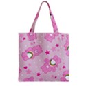 Zipper Grocery Tote Bag 