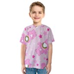 Cheer Bear Pink, Care, Care Bears, Cartoon Kids  Sport Mesh T-Shirt