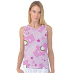 Cheer Bear Pink, Care, Care Bears, Cartoon Women s Basketball Tank Top