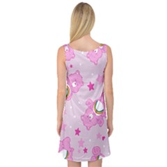 Sleeveless Satin Nightdress Back