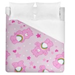 Cheer Bear Pink, Care, Care Bears, Cartoon Duvet Cover (Queen Size)