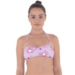 Cheer Bear Pink, Care, Care Bears, Cartoon Tie Back Bikini Top