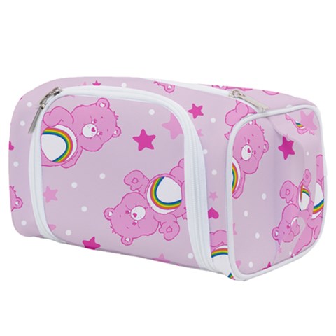 Cheer Bear Pink, Care, Care Bears, Cartoon Toiletries Pouch from ArtsNow.com