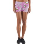 Cheer Bear Pink, Care, Care Bears, Cartoon Yoga Shorts