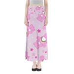 Cheer Bear Pink, Care, Care Bears, Cartoon Full Length Maxi Skirt