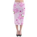 Cheer Bear Pink, Care, Care Bears, Cartoon Midi Pencil Skirt