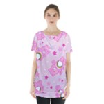 Cheer Bear Pink, Care, Care Bears, Cartoon Skirt Hem Sports Top