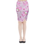 Cheer Bear Pink, Care, Care Bears, Cartoon Midi Wrap Pencil Skirt