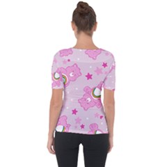 Shoulder Cut Out Short Sleeve Top 