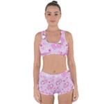 Cheer Bear Pink, Care, Care Bears, Cartoon Racerback Boyleg Bikini Set