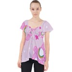 Cheer Bear Pink, Care, Care Bears, Cartoon Lace Front Dolly Top