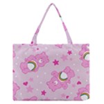 Cheer Bear Pink, Care, Care Bears, Cartoon Zipper Medium Tote Bag