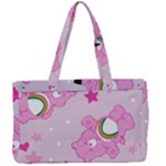 Cheer Bear Pink, Care, Care Bears, Cartoon Canvas Work Bag