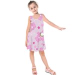 Cheer Bear Pink, Care, Care Bears, Cartoon Kids  Sleeveless Dress