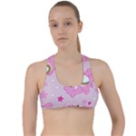 Cheer Bear Pink, Care, Care Bears, Cartoon Criss Cross Racerback Sports Bra