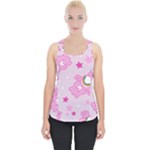 Cheer Bear Pink, Care, Care Bears, Cartoon Piece Up Tank Top