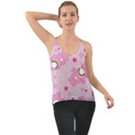 Cheer Bear Pink, Care, Care Bears, Cartoon Chiffon Cami